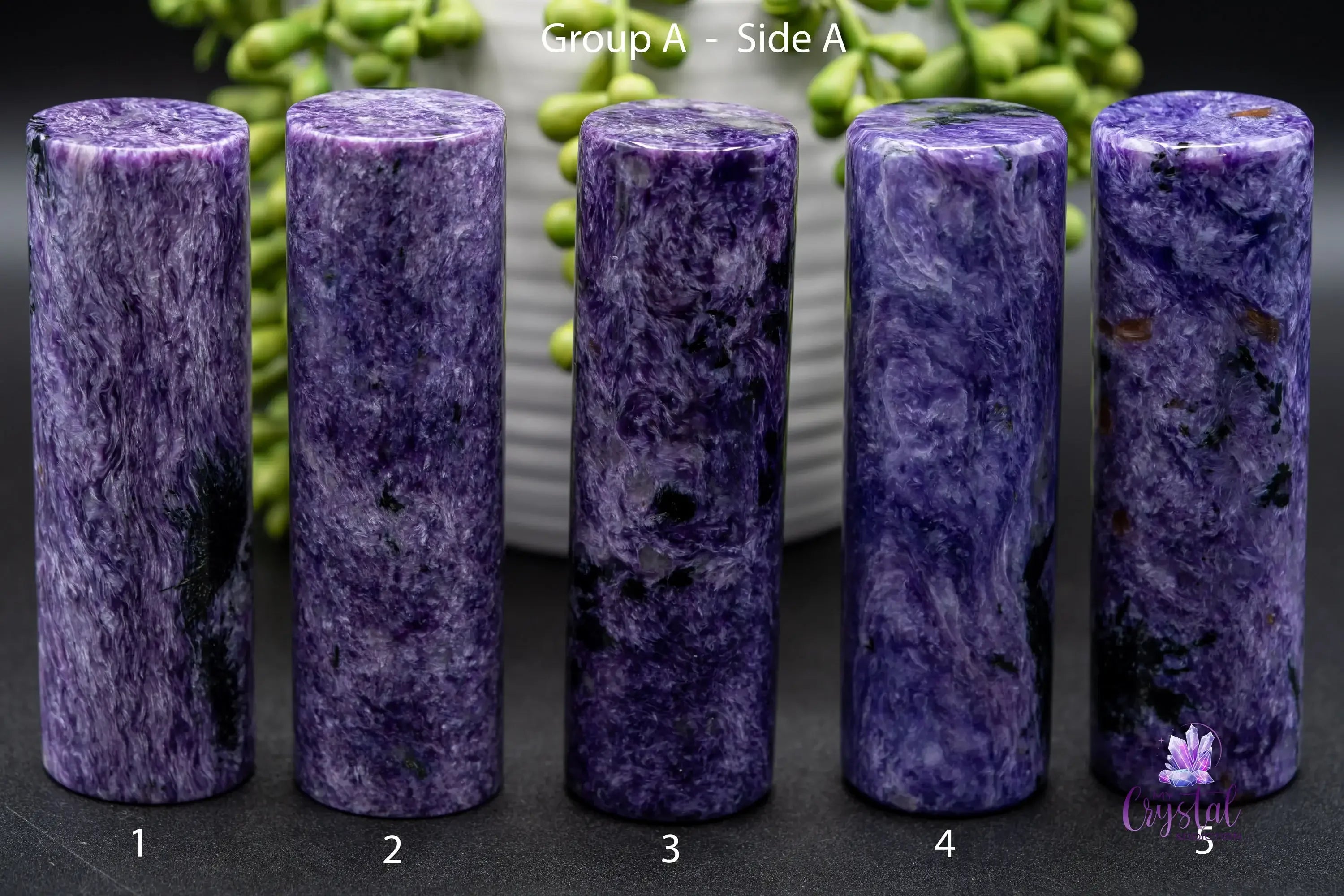 Charoite Harmonizer / Cylinder - My Crystal Addiction