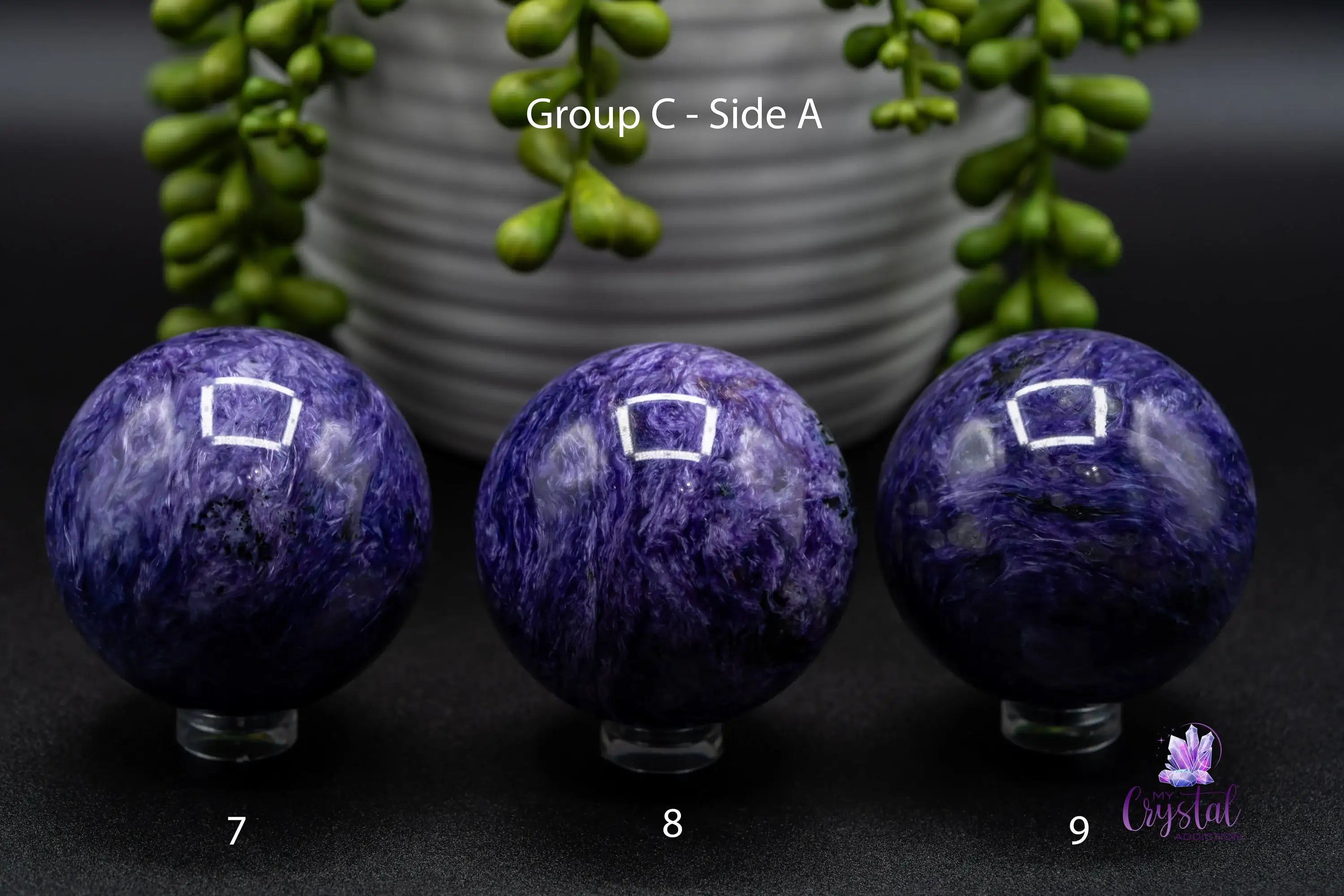 Charoite Sphere 50mm - My Crystal Addiction
