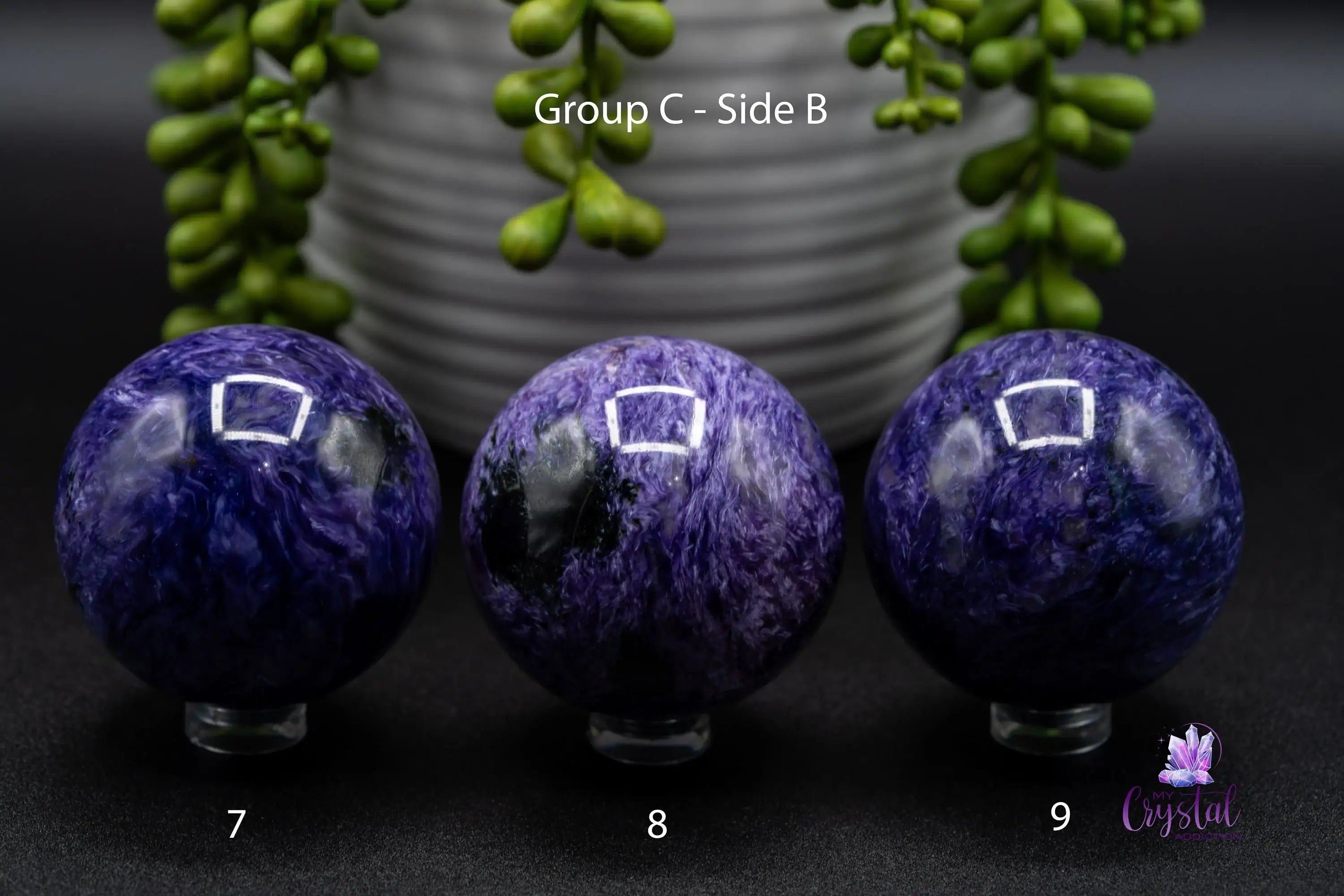 Charoite Sphere 50mm - My Crystal Addiction
