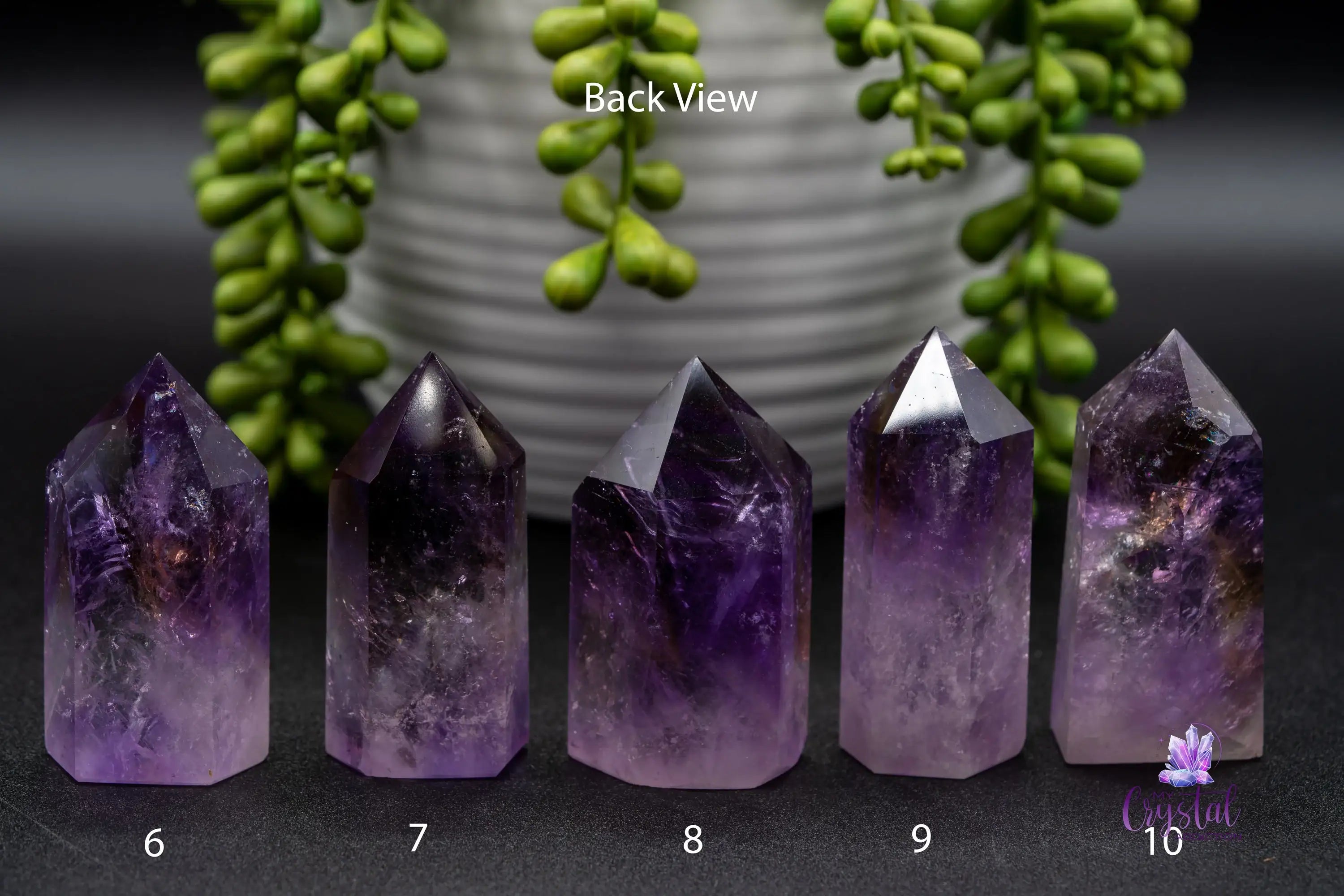 Ametrine Tower from Bolivia - My Crystal Addiction
