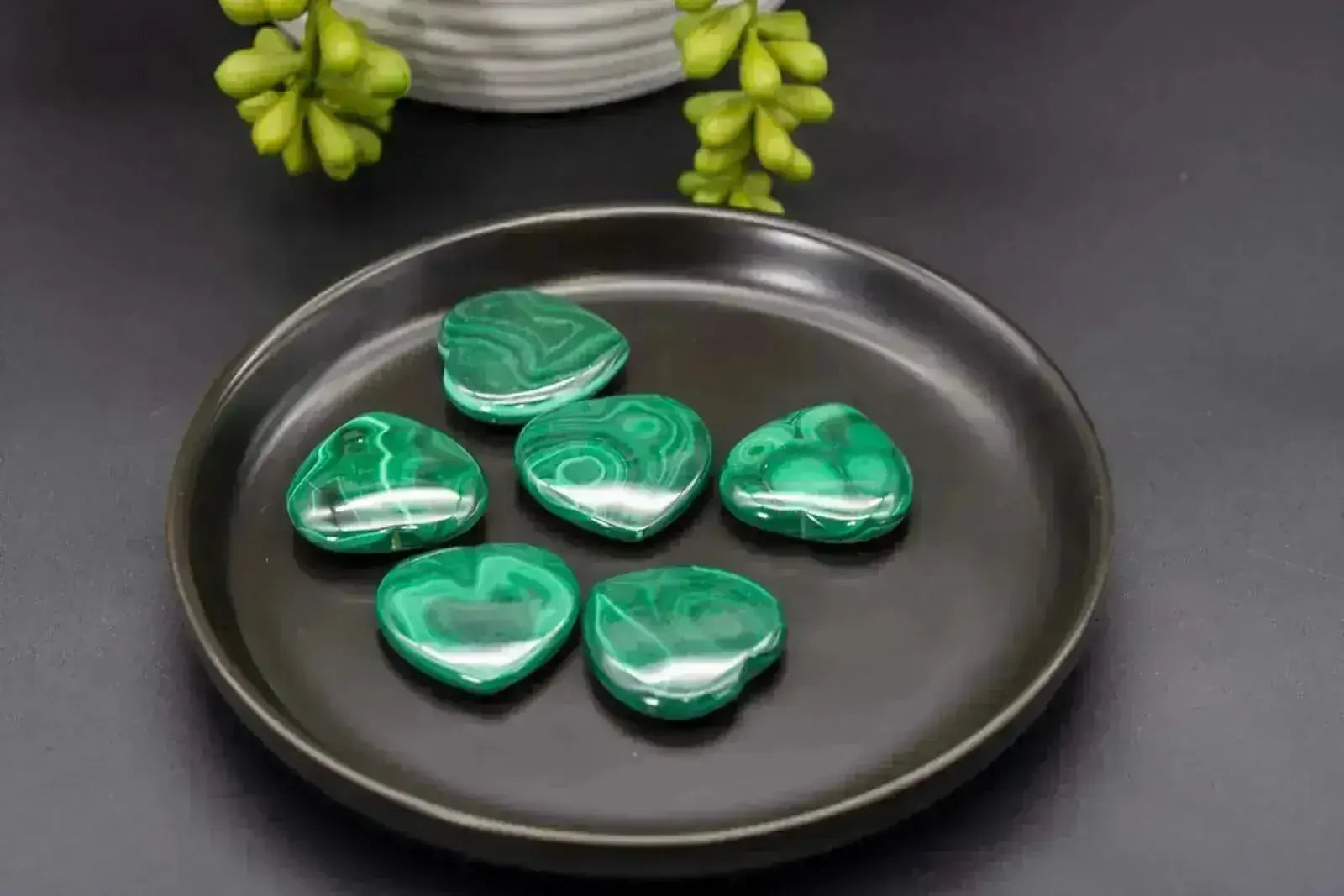 Malachite Carving - Heart 1" - My Crystal Addiction