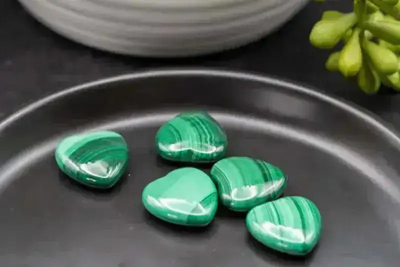 Malachite Carving - Heart 0.5" - My Crystal Addiction