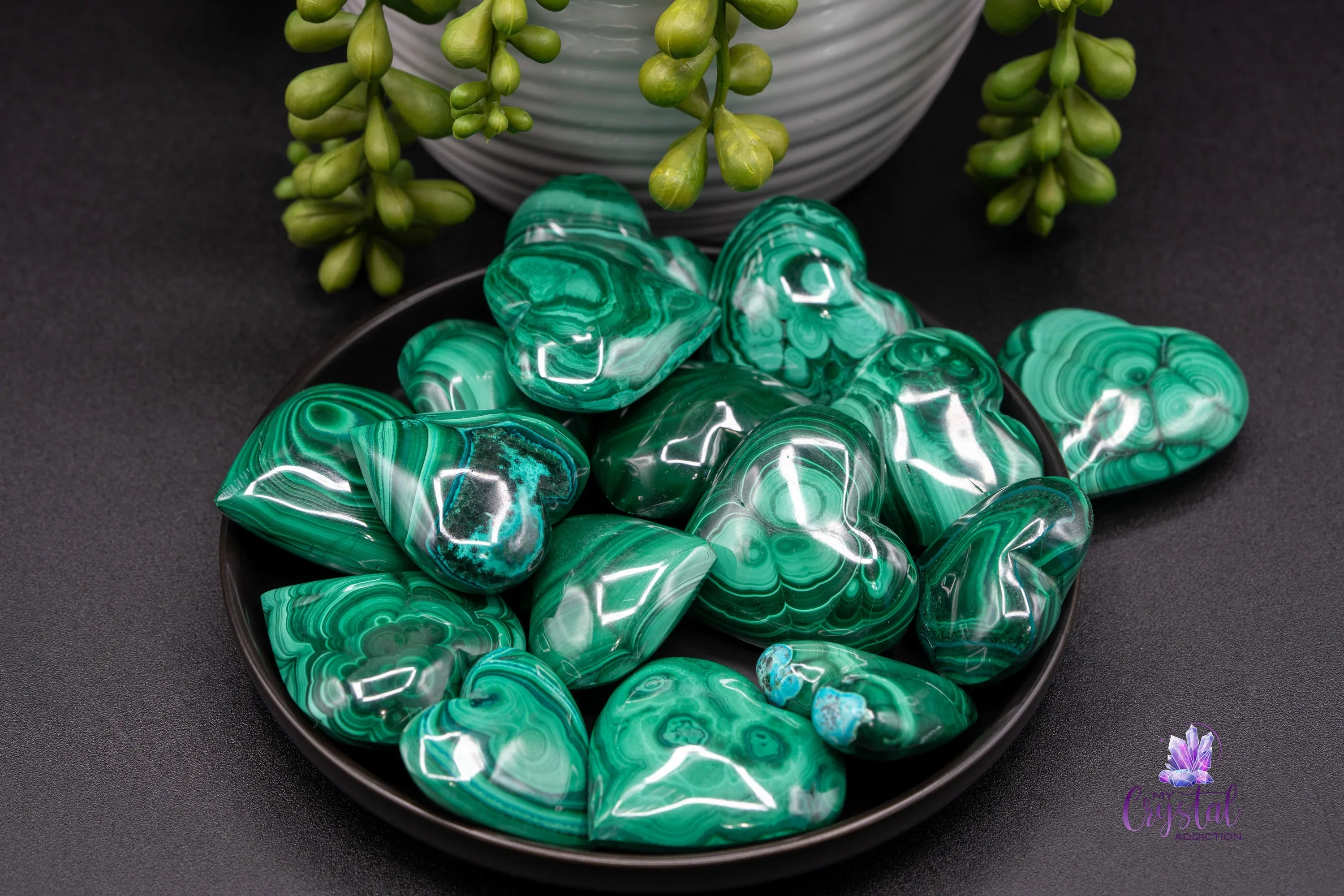 Malachite Heart Carving - My Crystal Addiction
