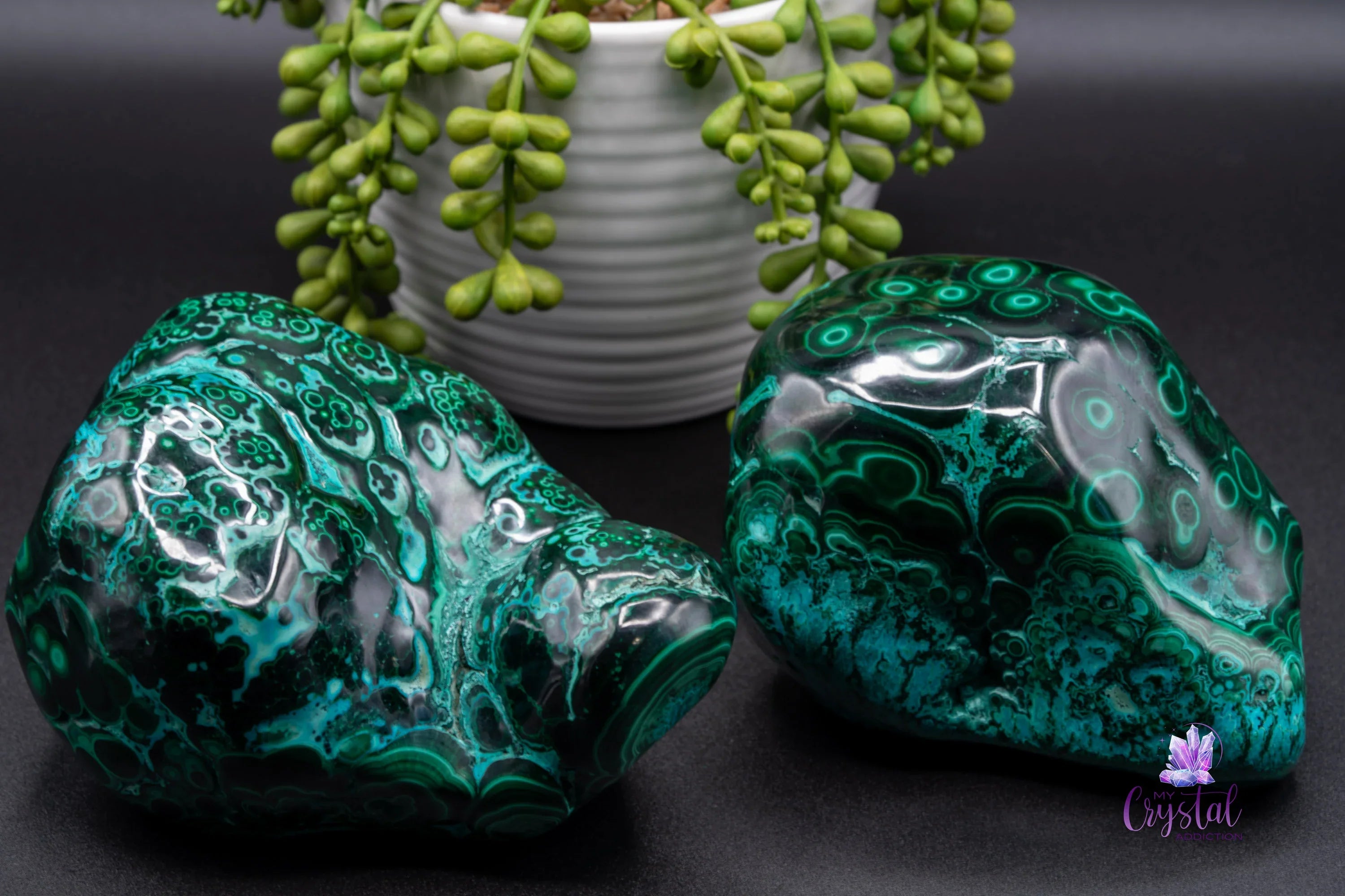 Malacolla Freeform - Malachite & Chrysocolla - My Crystal Addiction