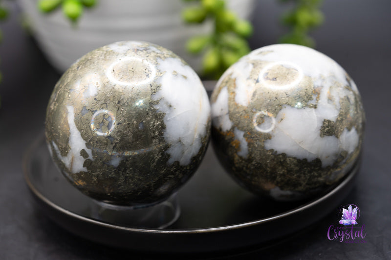 Marcasite Sphere - Solar Plexus Chakra - My Crystal Addiction