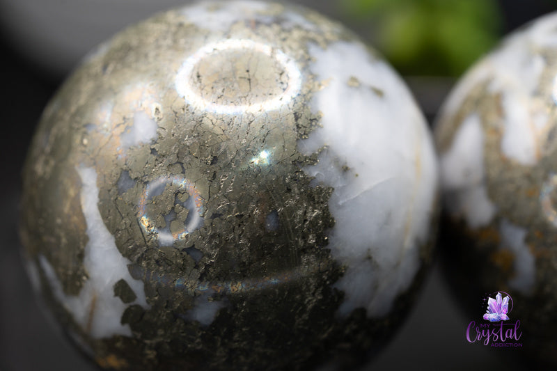 Marcasite Sphere - Solar Plexus Chakra - My Crystal Addiction