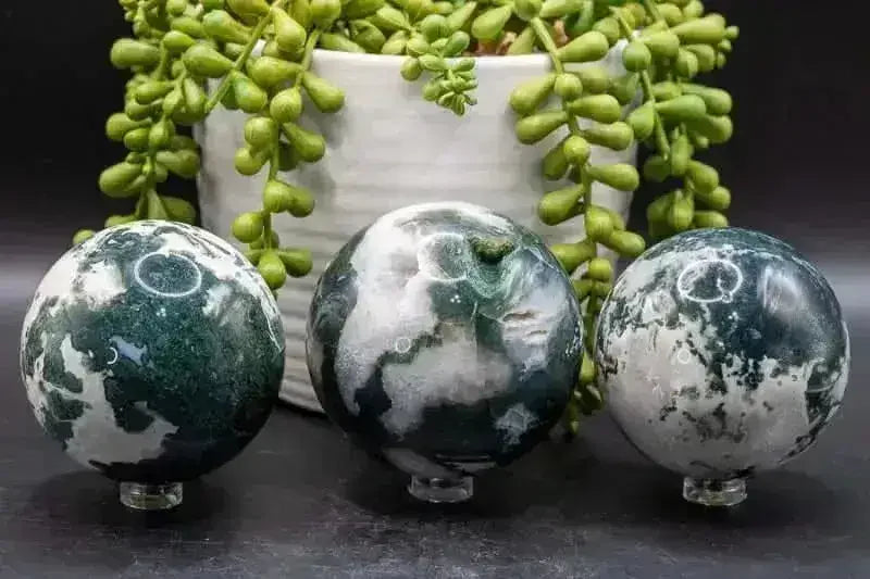 Moss Agate Sphere 2.5" - My Crystal Addiction