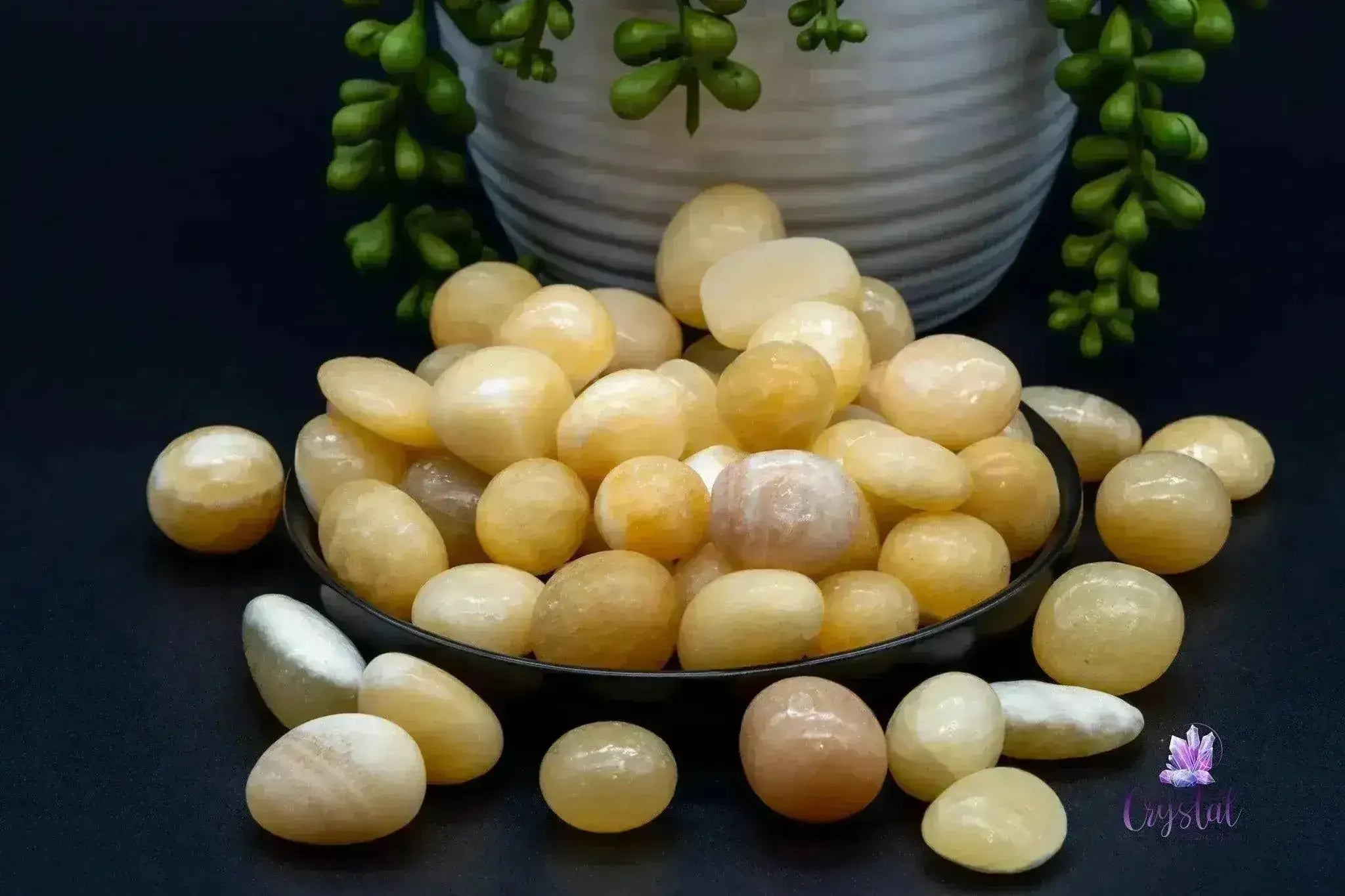 Orange Calcite Tumble - My Crystal Addiction