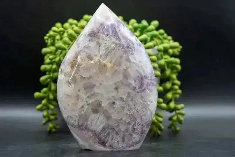 Pink Amethyst w/Flower Agate Freeform - My Crystal Addiction