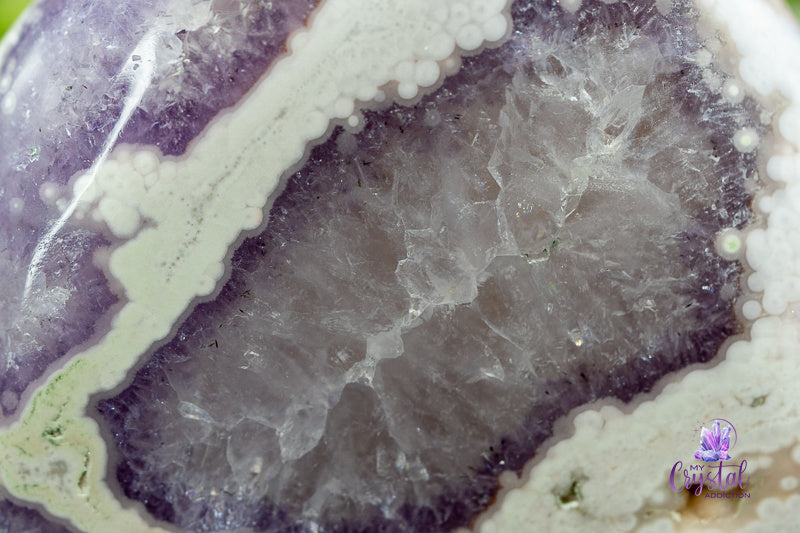 Pink Amethyst with Flower Agate Freeform - Heart Chakra - My Crystal Addiction