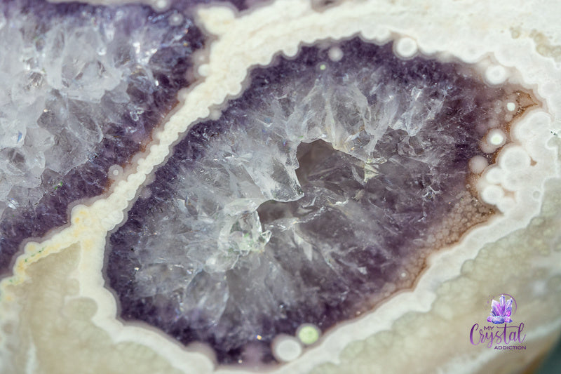 Pink Amethyst with Flower Agate Freeform - Heart Chakra - My Crystal Addiction