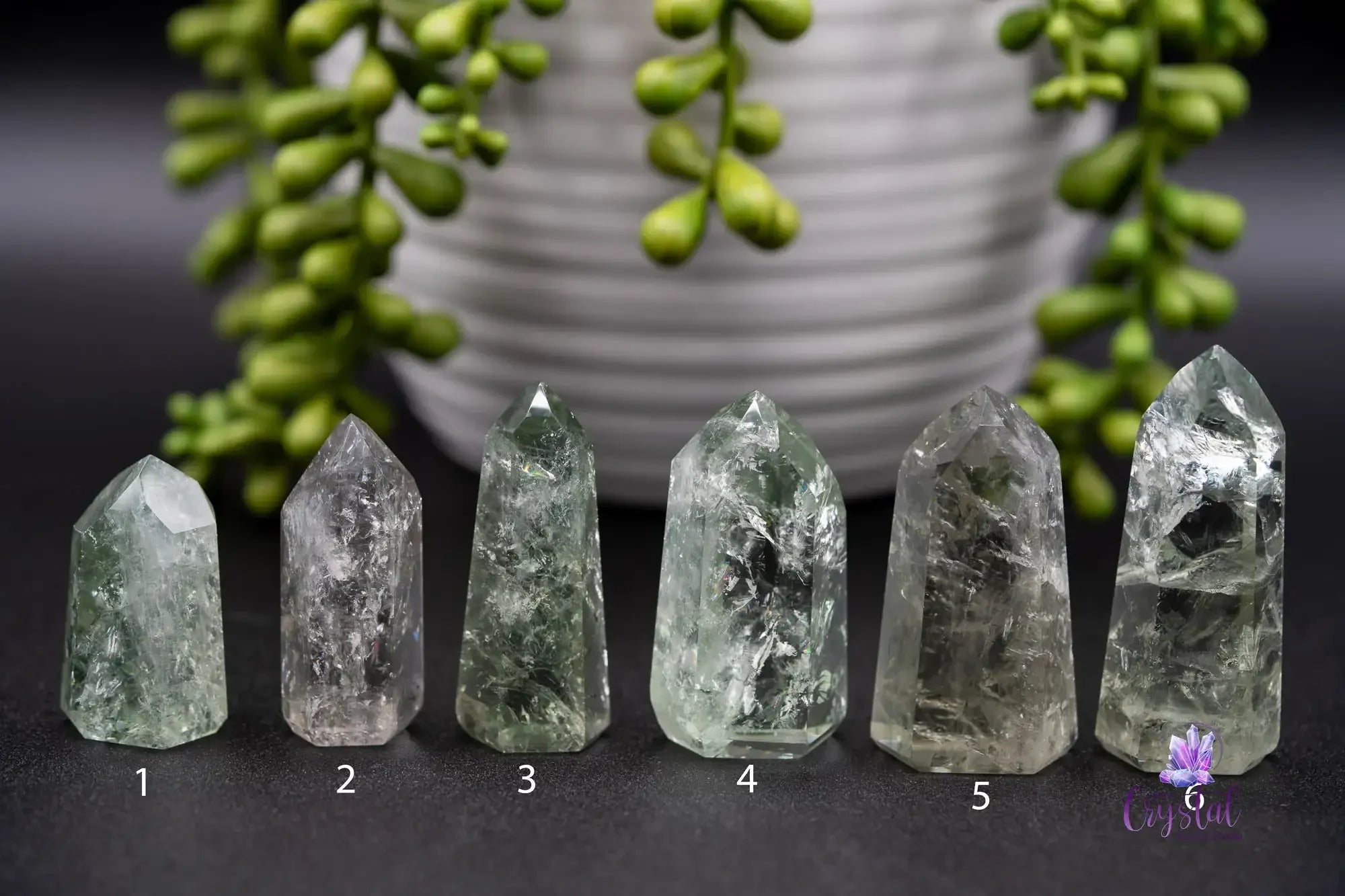 Prasiolite Tower - 36mm-77mm - My Crystal Addiction