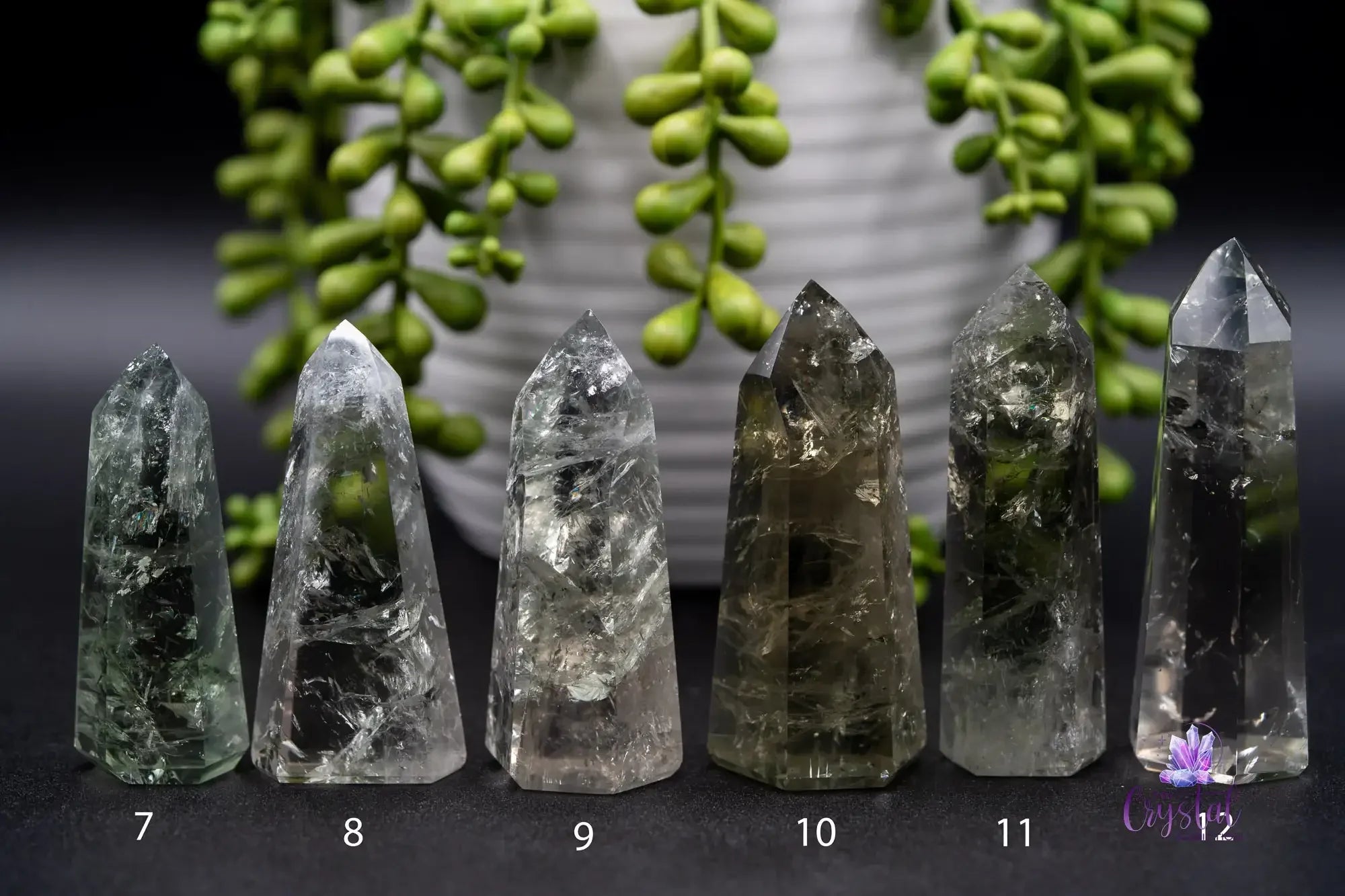 Prasiolite Tower - 36mm-77mm - My Crystal Addiction