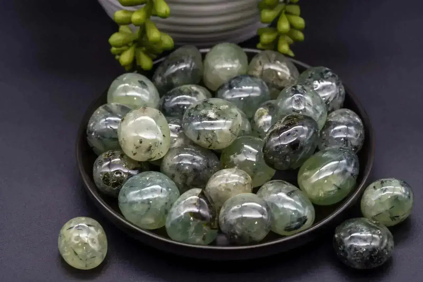 Prehnite Tumble - My Crystal Addiction