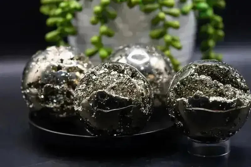 Pyrite Sphere - 1.5-2" - Druzy - My Crystal Addiction