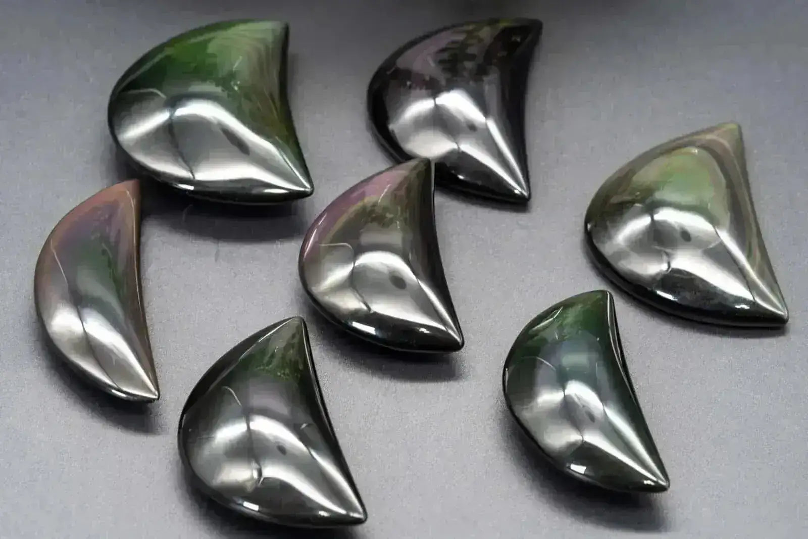Rainbow Obsidian Moon Carving - My Crystal Addiction