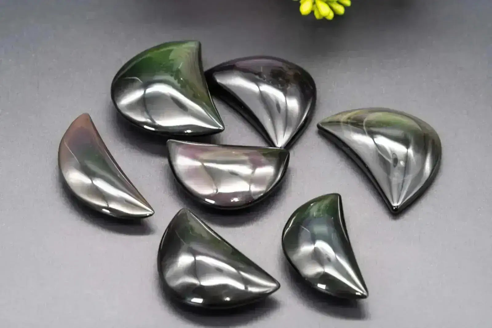 Rainbow Obsidian Moon Carving - My Crystal Addiction
