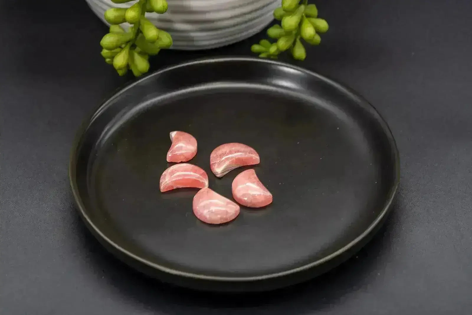 Rhodochrosite Carving Moon - My Crystal Addiction