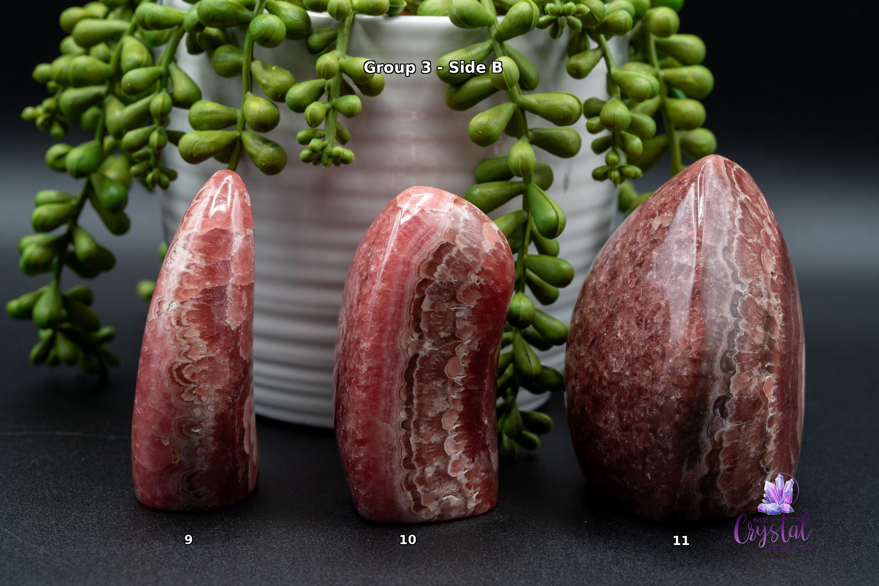 Rhodochrosite Freeform - High Quality - Heart Chakra - My Crystal Addiction