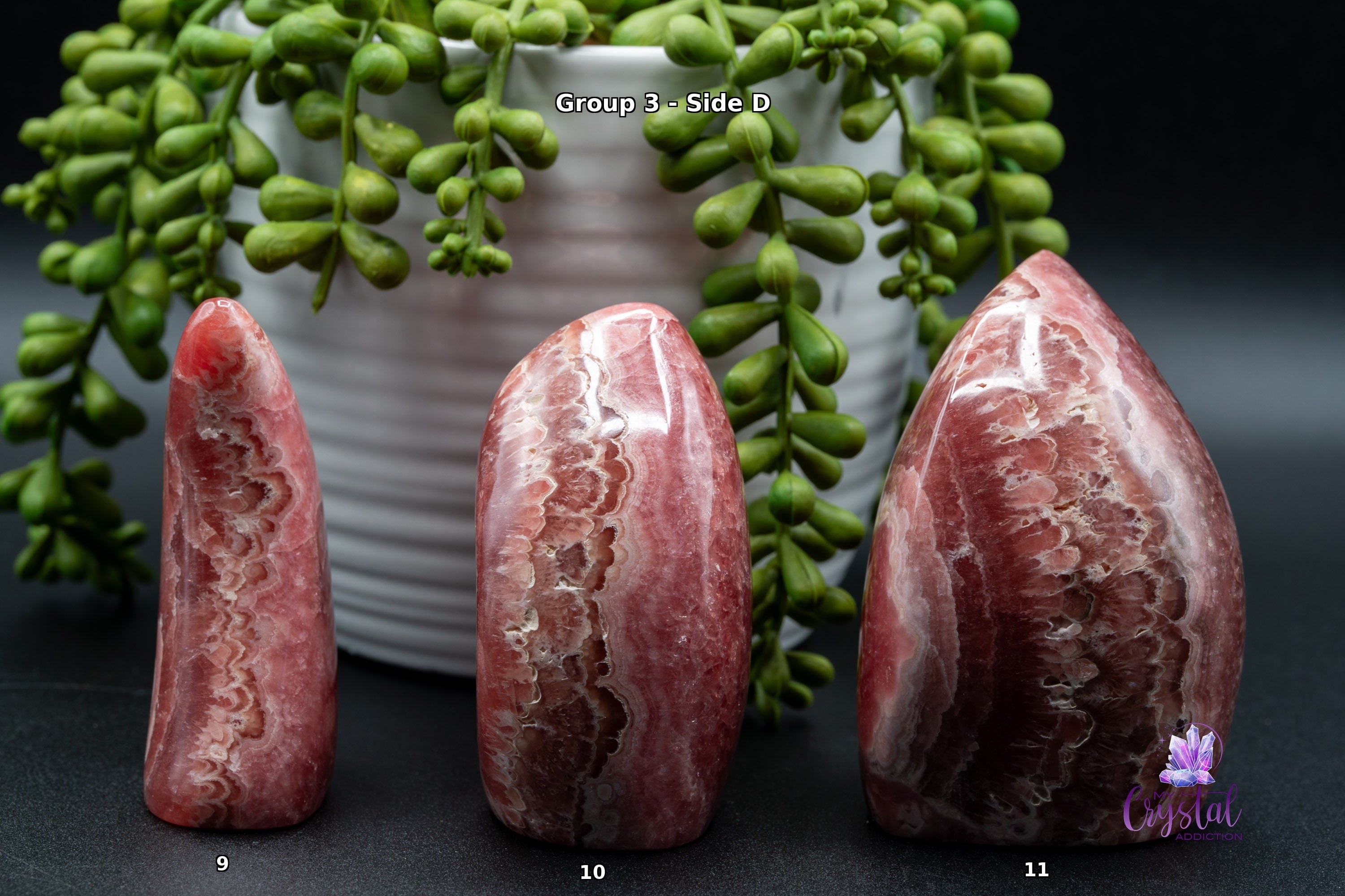 Rhodochrosite Freeform - High Quality - Heart Chakra - My Crystal Addiction