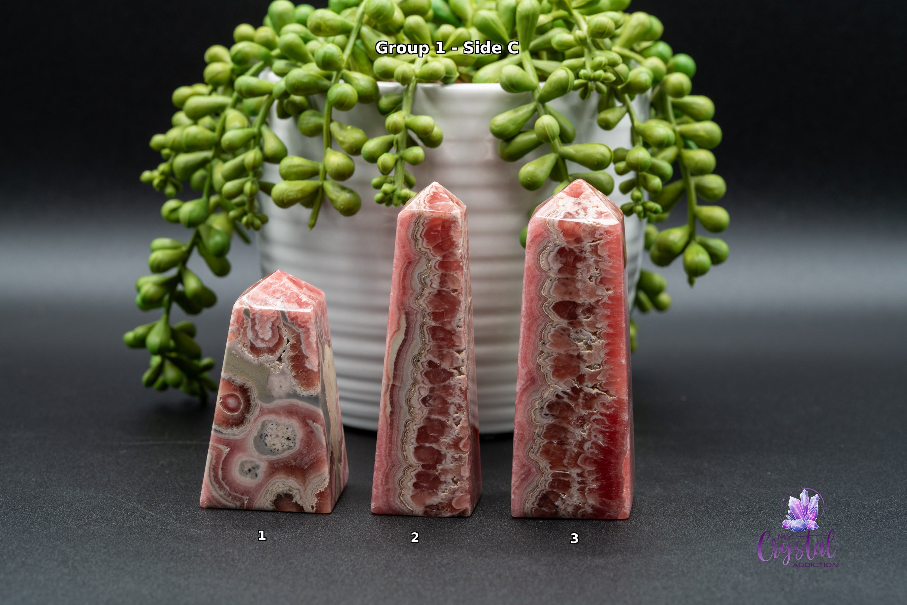 Rhodochrosite Tower - High Quality - Heart Chakra - My Crystal Addiction