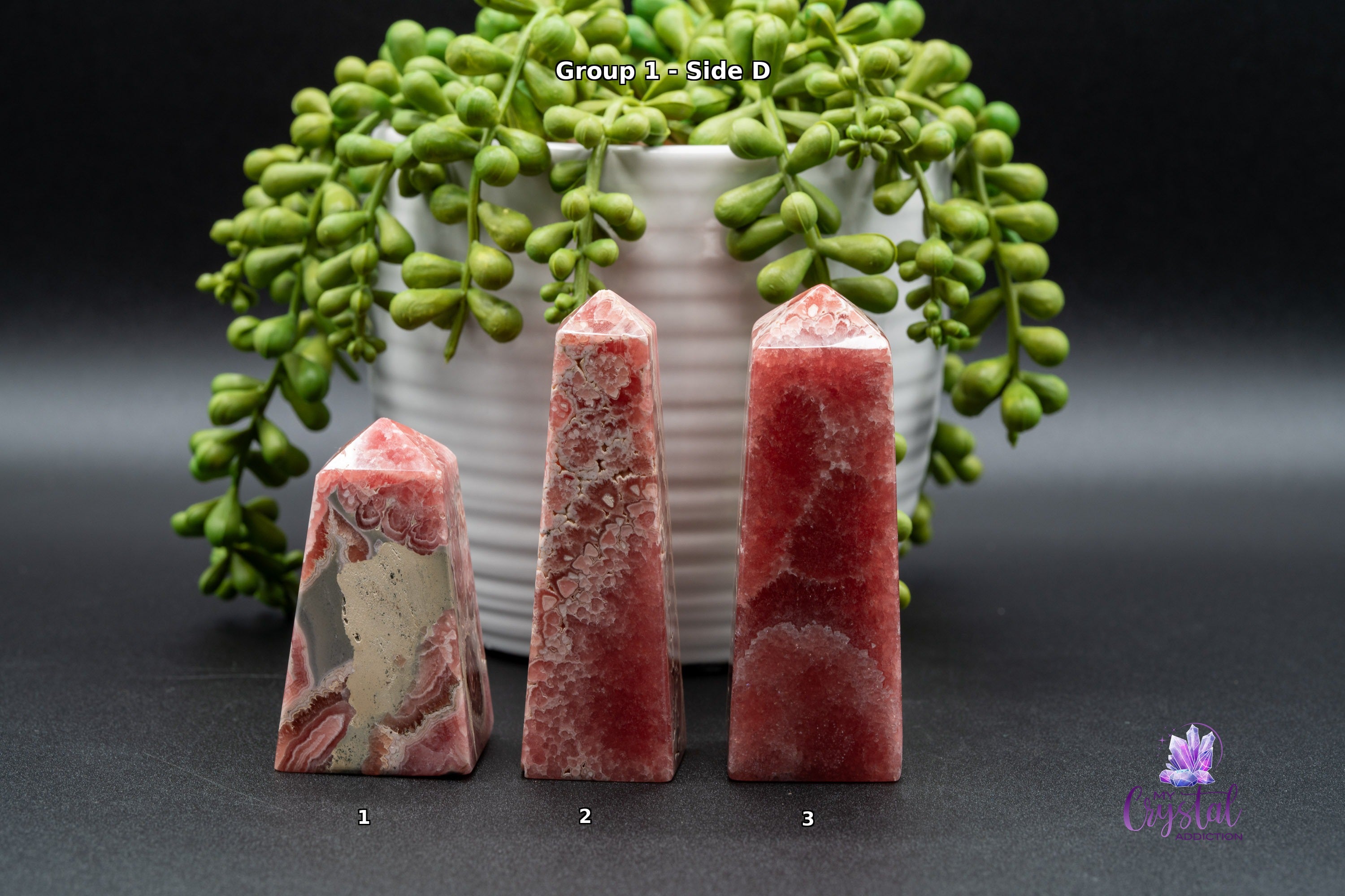 Rhodochrosite Tower - High Quality - Heart Chakra - My Crystal Addiction