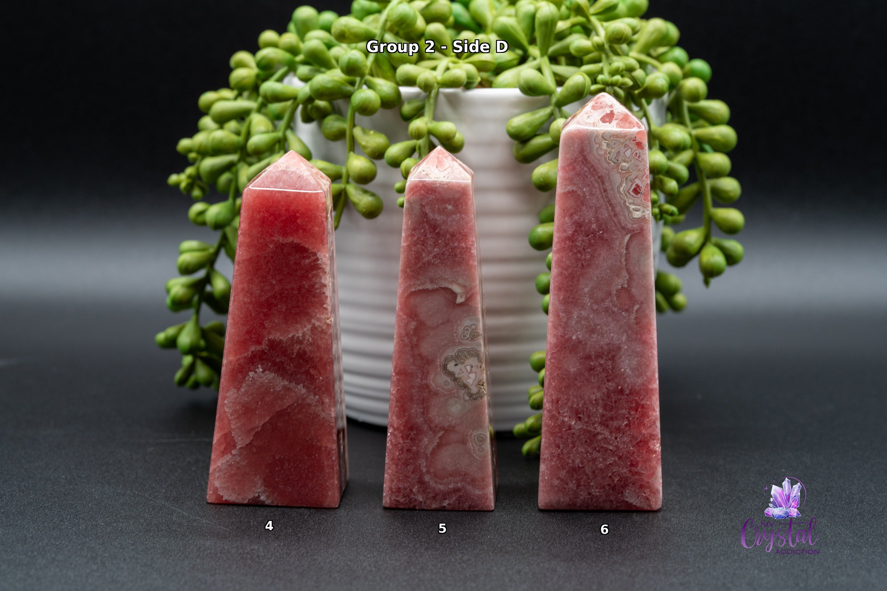 Rhodochrosite Tower - High Quality - Heart Chakra - My Crystal Addiction