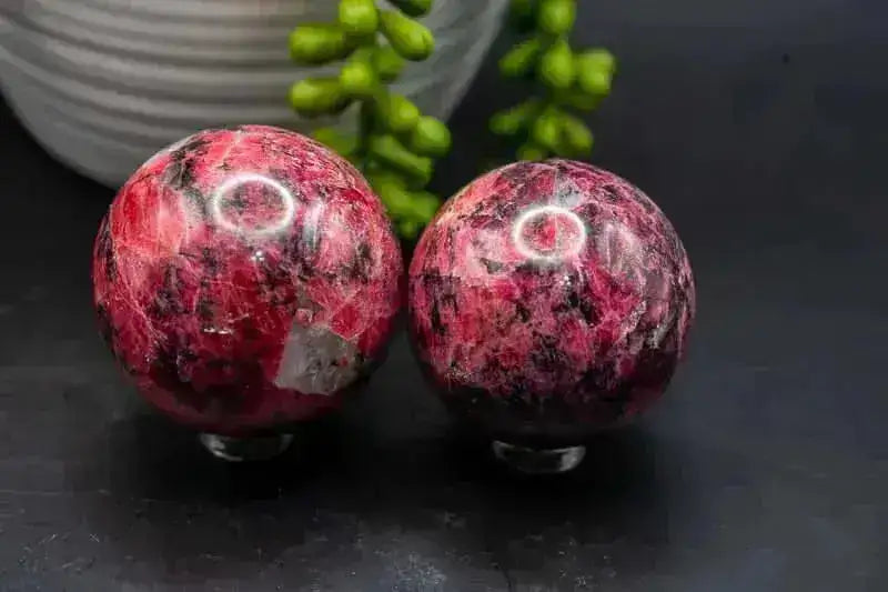 Rhodonite Sphere - 1.9"/49mm - My Crystal Addiction