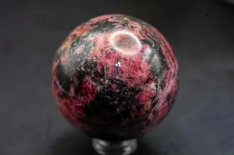Rhodonite Sphere - 1.8"/46mm - My Crystal Addiction