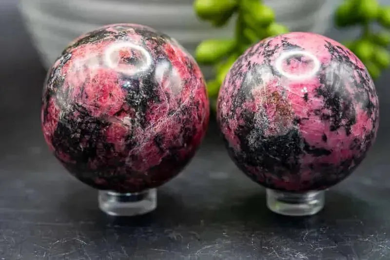 Rhodonite Sphere - 1.8"/46mm - My Crystal Addiction