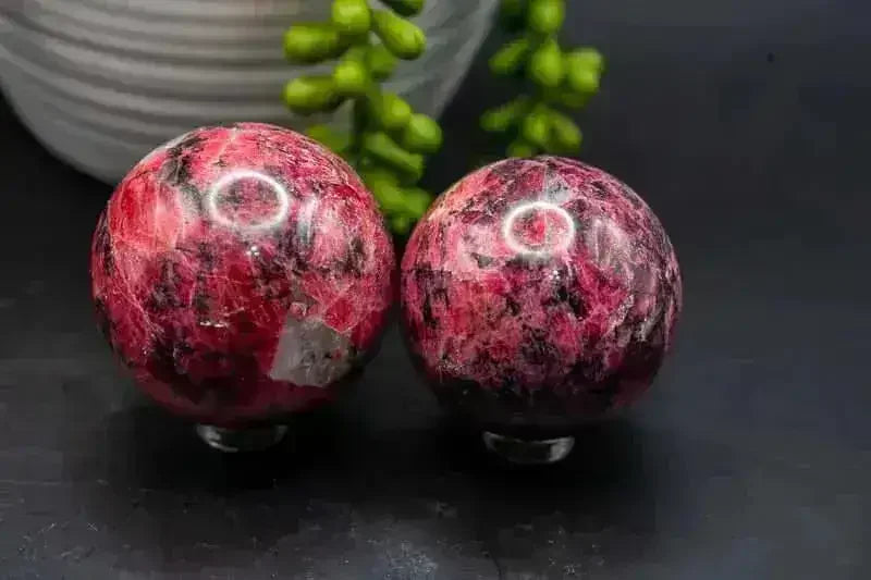 Rhodonite Sphere - Heart Chakra - My Crystal Addiction