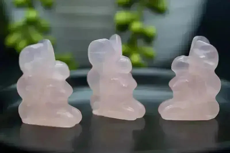 Rose Quartz Carving - Fairy - My Crystal Addiction