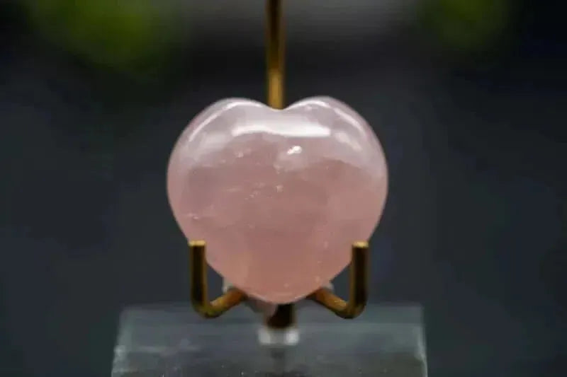 Rose Quartz Heart - My Crystal Addiction