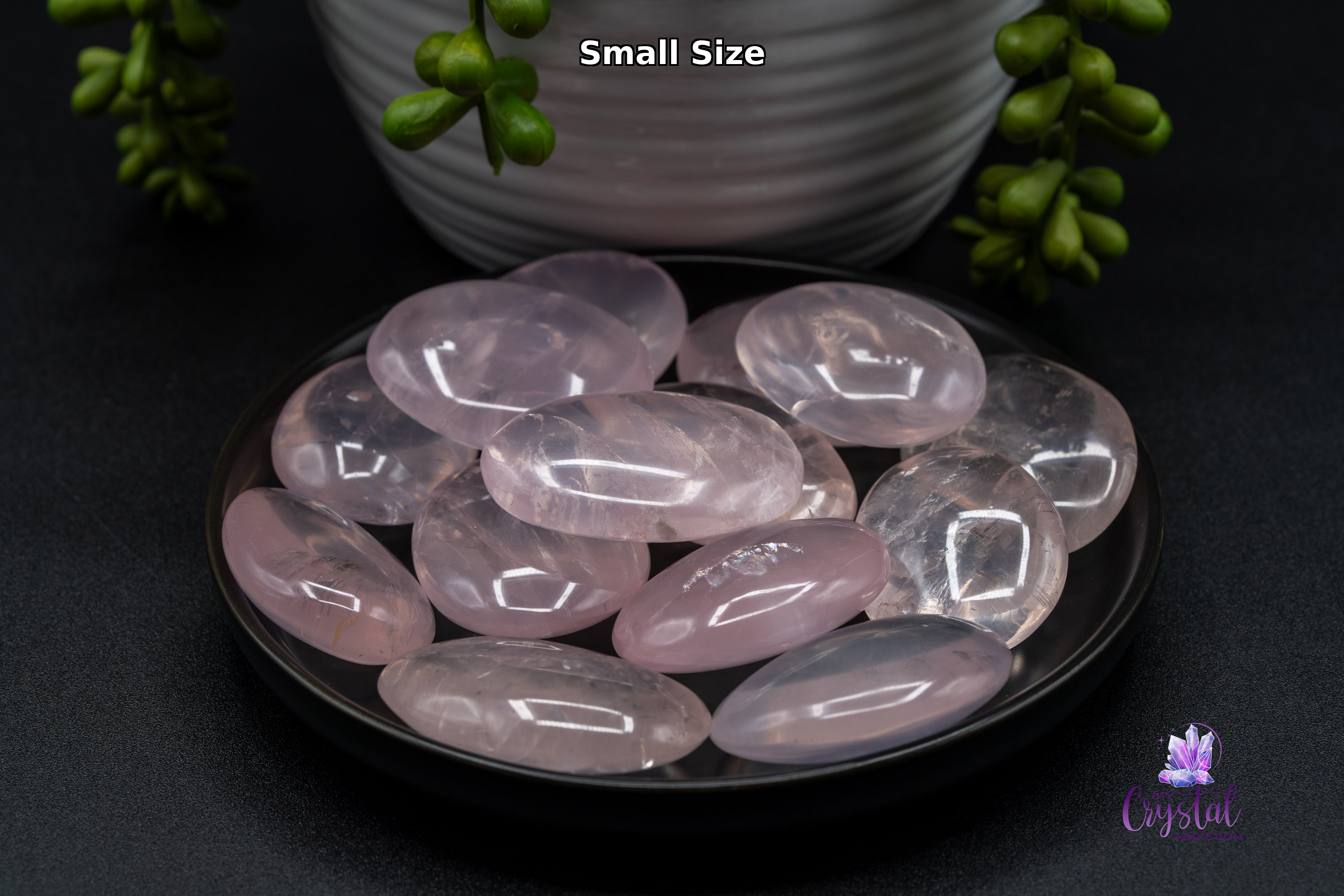 Rose Quartz Palm - My Crystal Addiction