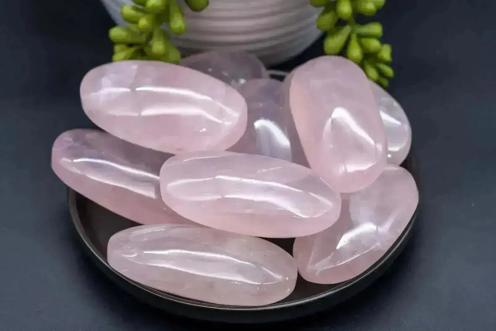 Rose Quartz Palm Stone - My Crystal Addiction