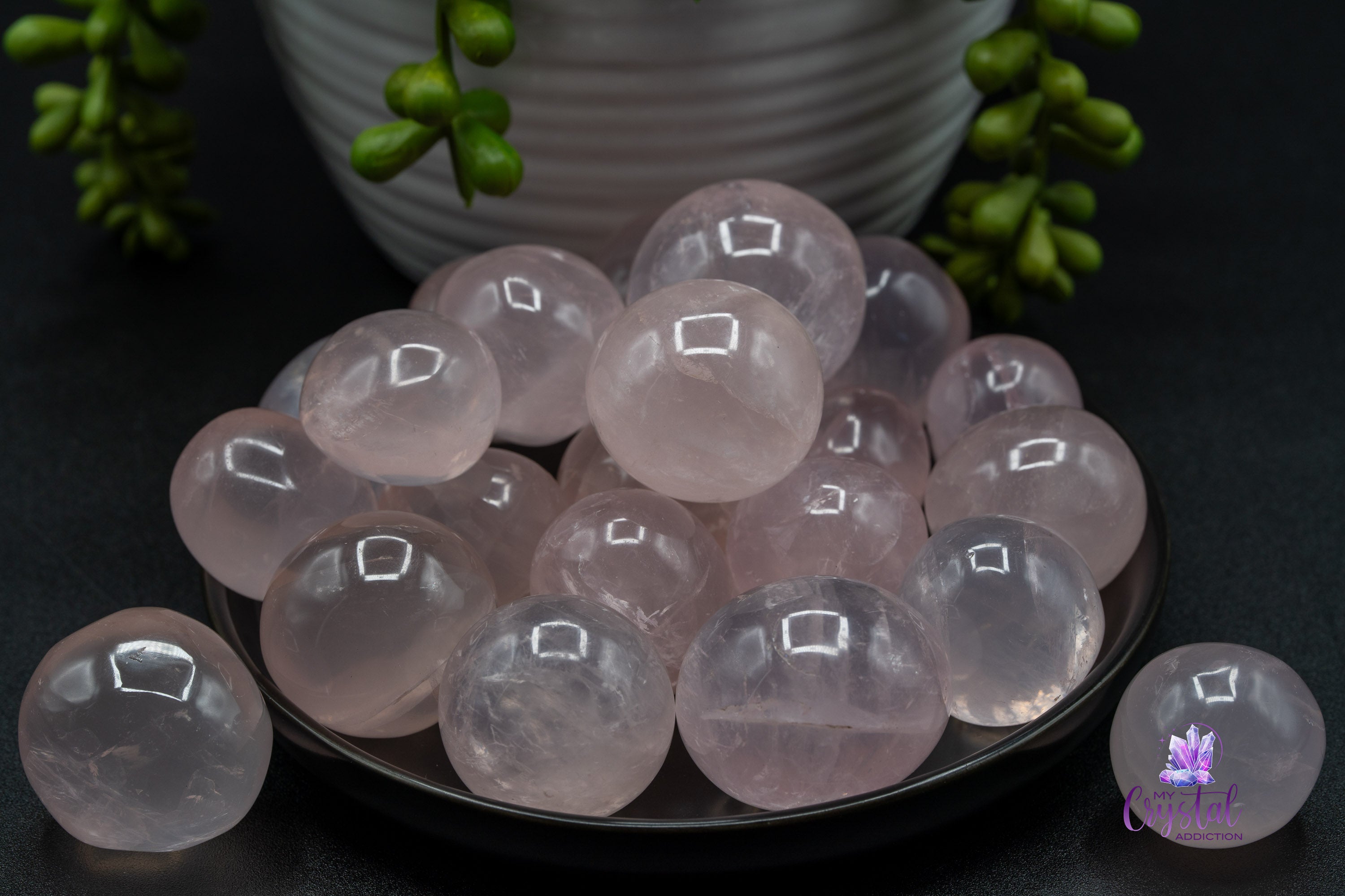 Rose Quartz Tumble - My Crystal Addiction