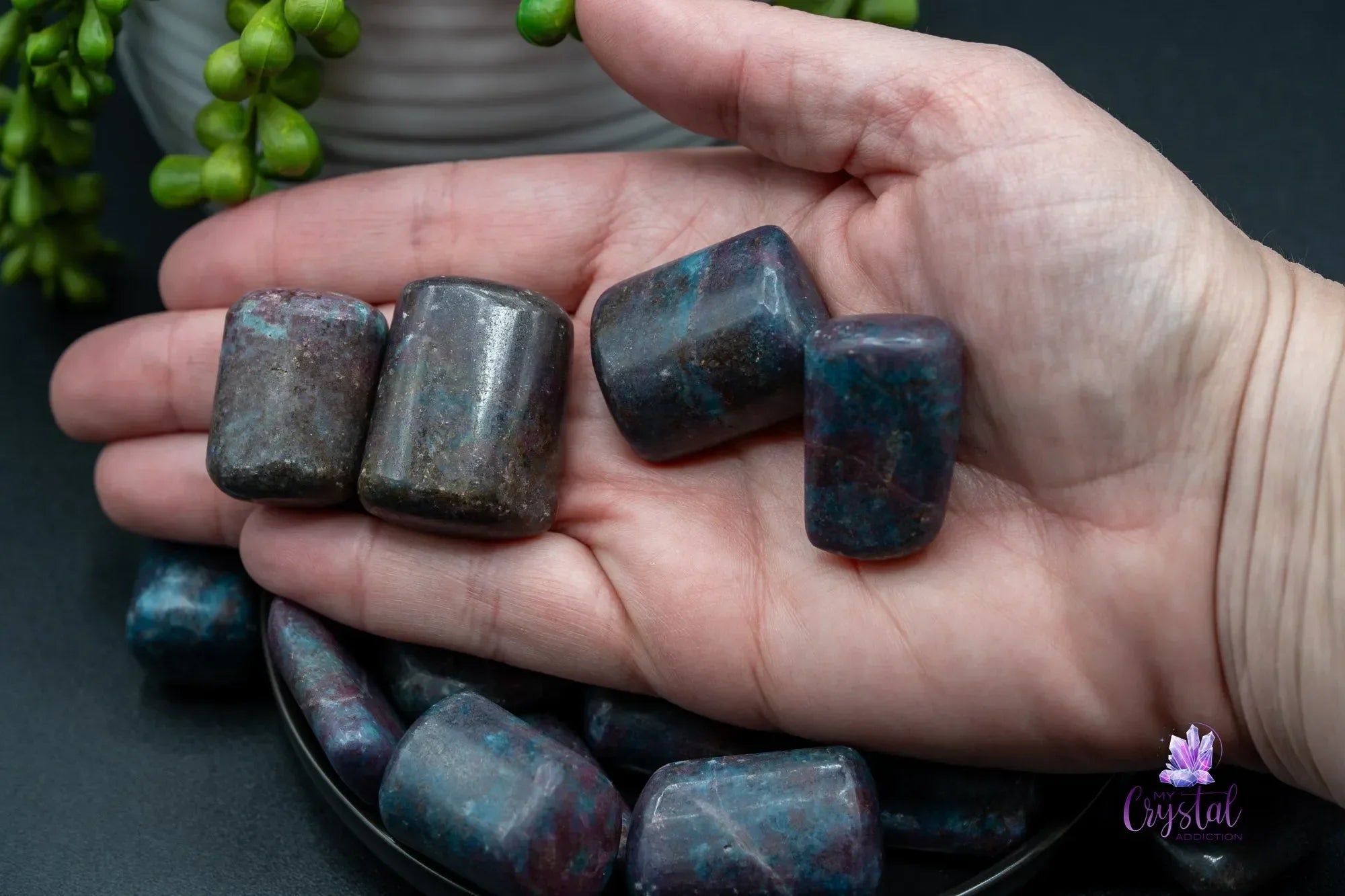 Ruby Kyanite Tumble Stone – Natural Crystal Gem - My Crystal Addiction