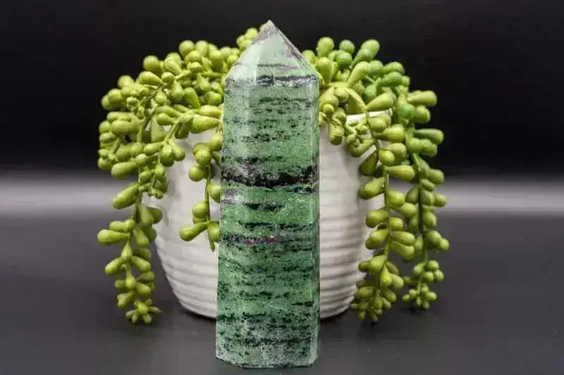 Ruby Zoisite Tower - Heart Chakra - My Crystal Addiction