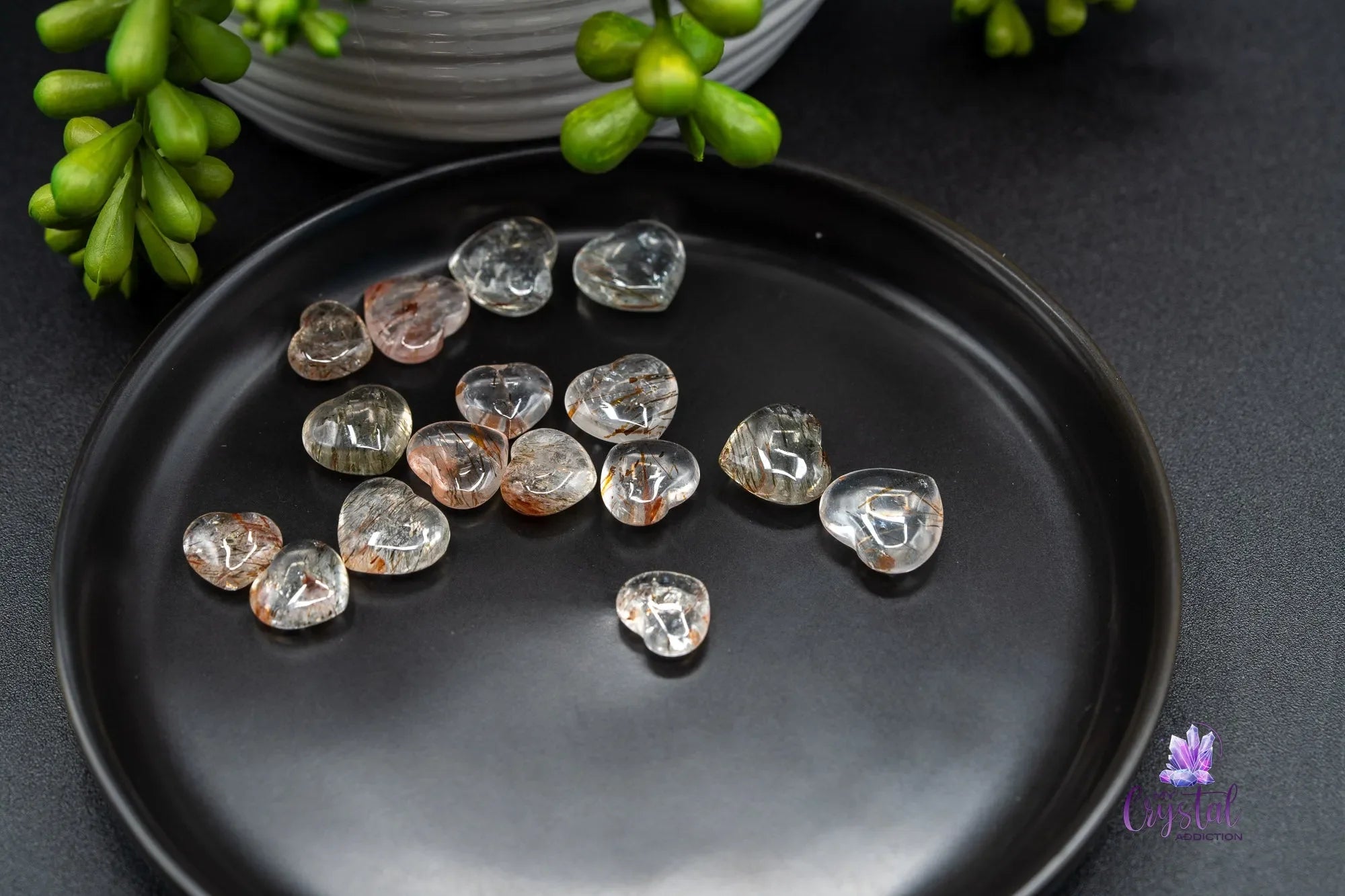 Rutile Quartz Heart Carving - My Crystal Addiction