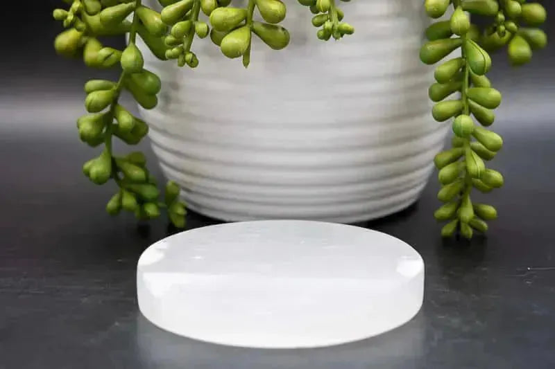 Selenite Charging Plate - 3.5" - My Crystal Addiction