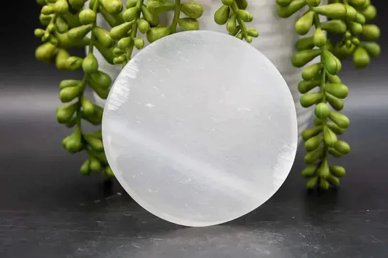 Selenite Charging Plate - 3.5" - My Crystal Addiction