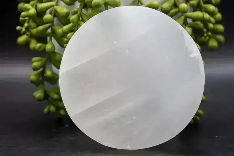 Selenite Charging Plate - 4" - My Crystal Addiction