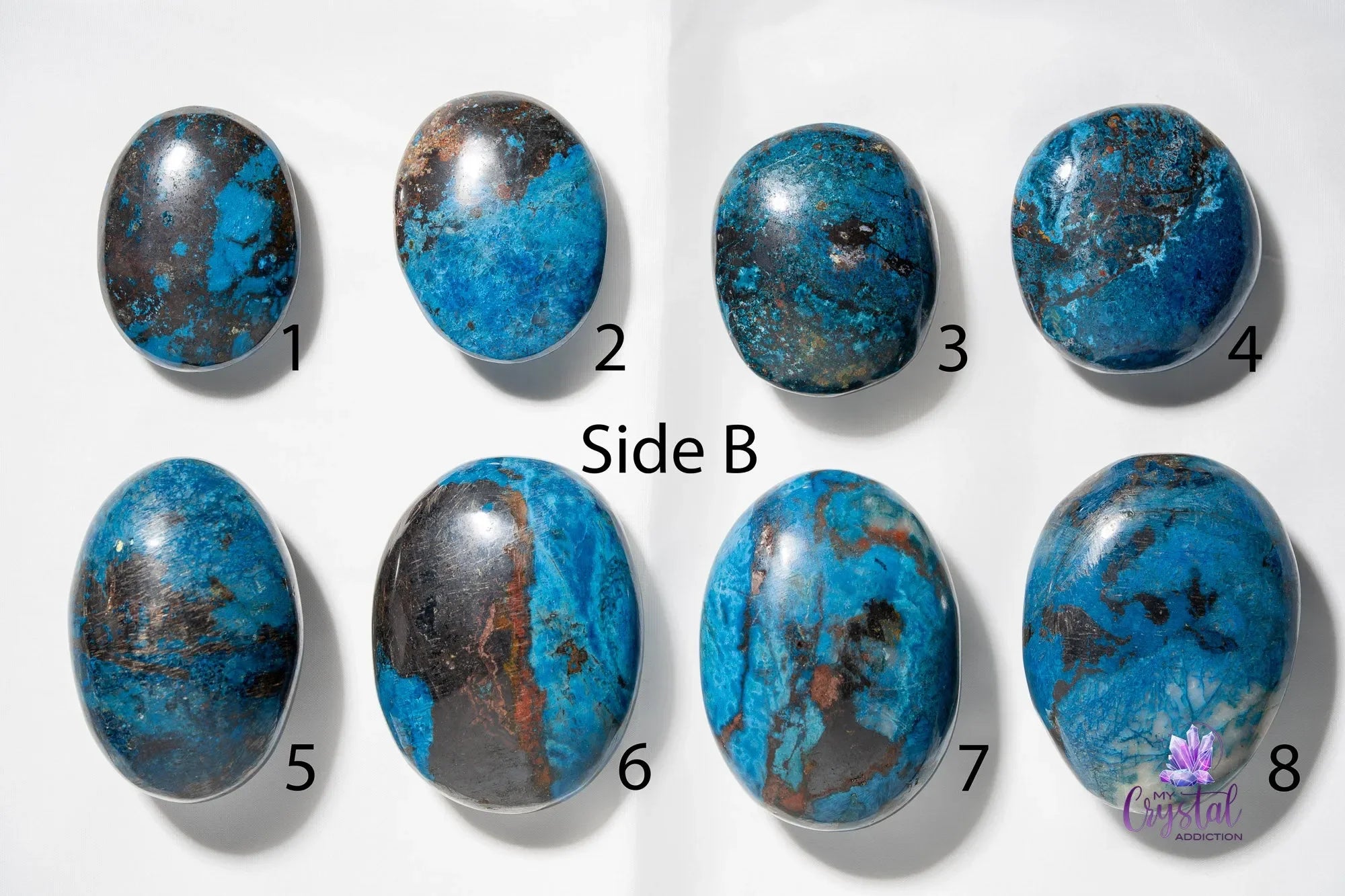 Shattuckite Palm Stone - Intuition & Wisdom Crystal - My Crystal Addiction