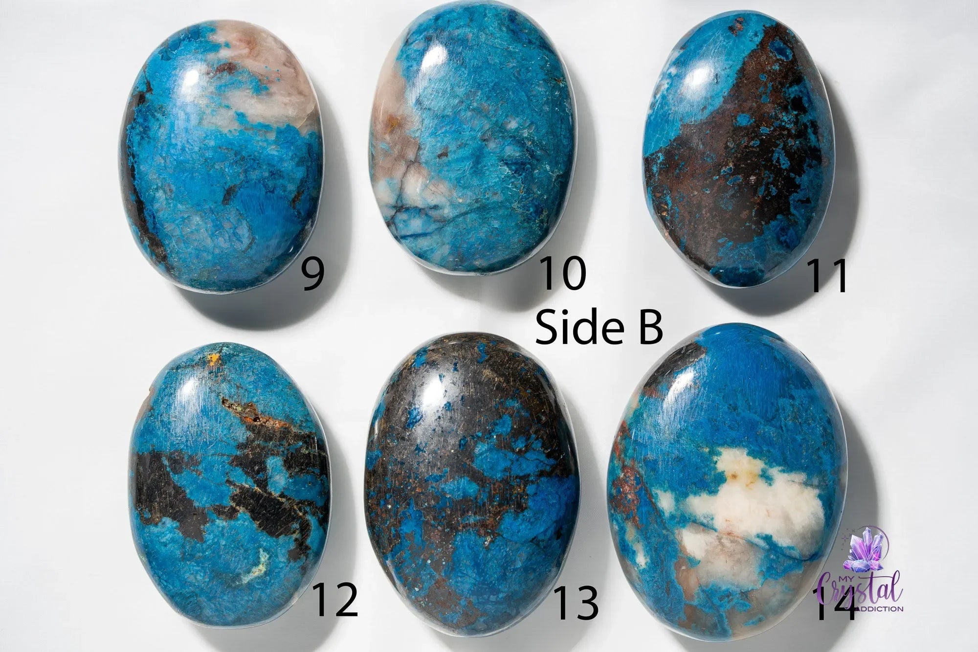 Shattuckite Palm Stone - Intuition & Wisdom Crystal - My Crystal Addiction