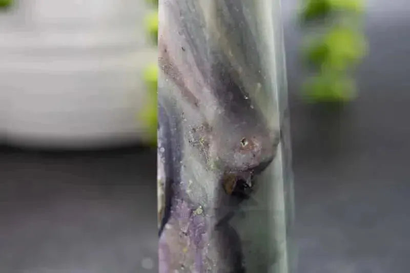 Silky Fluorite Tower - 4" - My Crystal Addiction