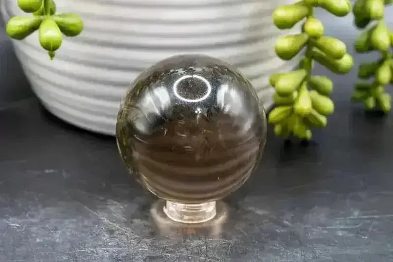 Smoky Quartz Sphere - 1.9" - My Crystal Addiction