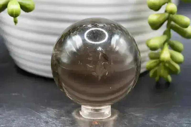 Smoky Quartz Sphere - 1.5" - My Crystal Addiction