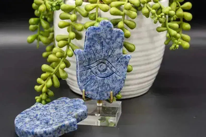 Sodalite Hamsa Carving - My Crystal Addiction