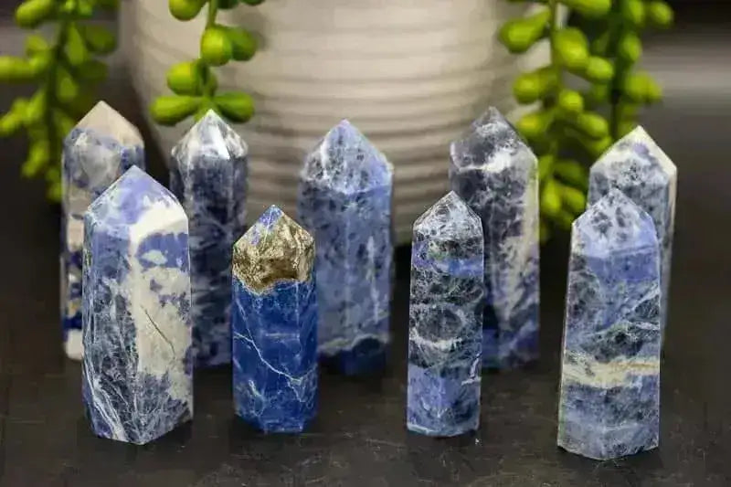 Sodalite Tower - 2-2.5" - My Crystal Addiction