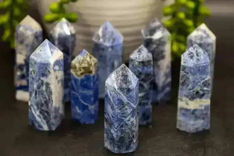 Sodalite Tower - 2-2.5" - My Crystal Addiction